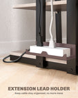 HOMCOM HiFi Stand, with Four Storage Shelves - Grey