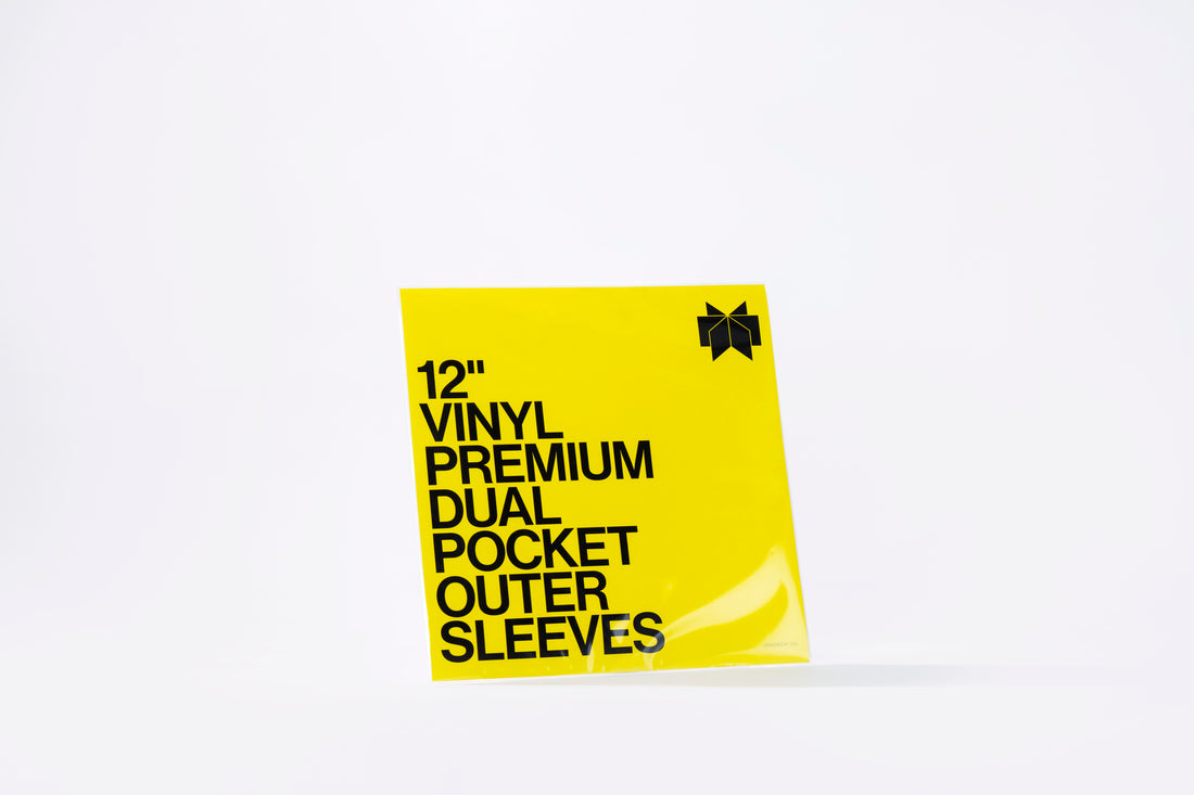 Mint VSS Vinyl Storage Solution Dual Pocket Outer Sleeve vinyl record plastic 12" 12 inch best logo UK