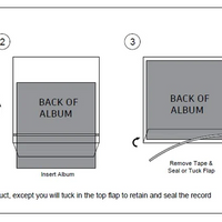 Dual Pocket Premium Record Sleeve Vinyl storage Solution VSS Mint